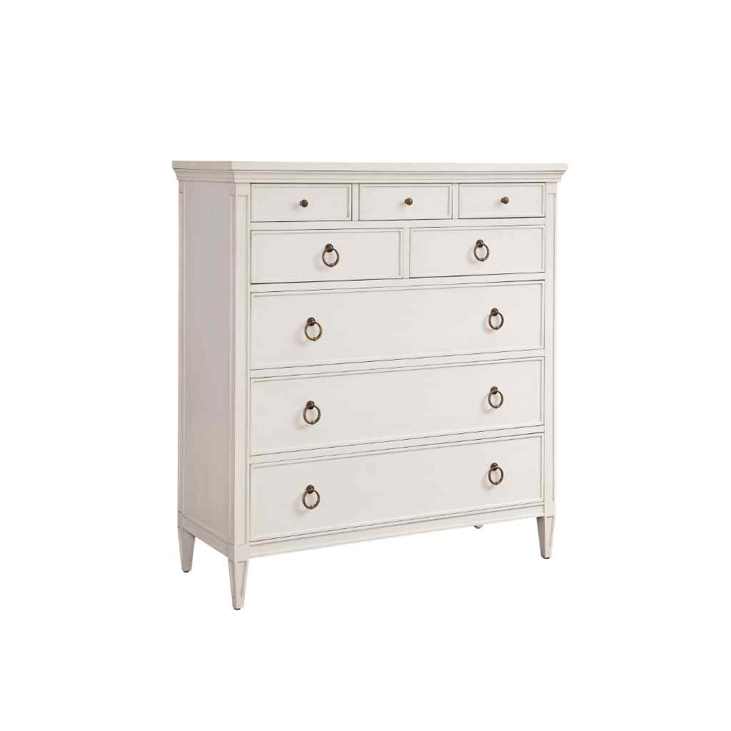 Heisler Drawer Chest - Laguna White