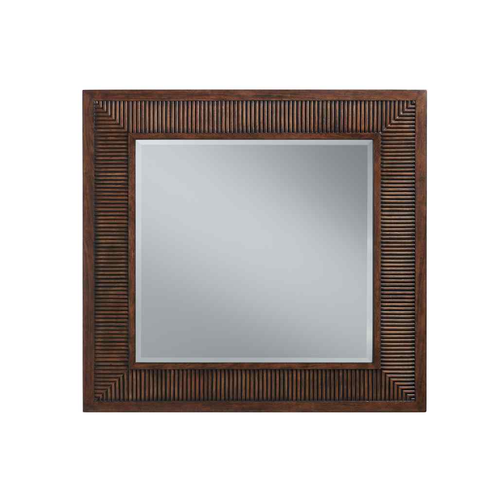 Helena Square Mirror Brown