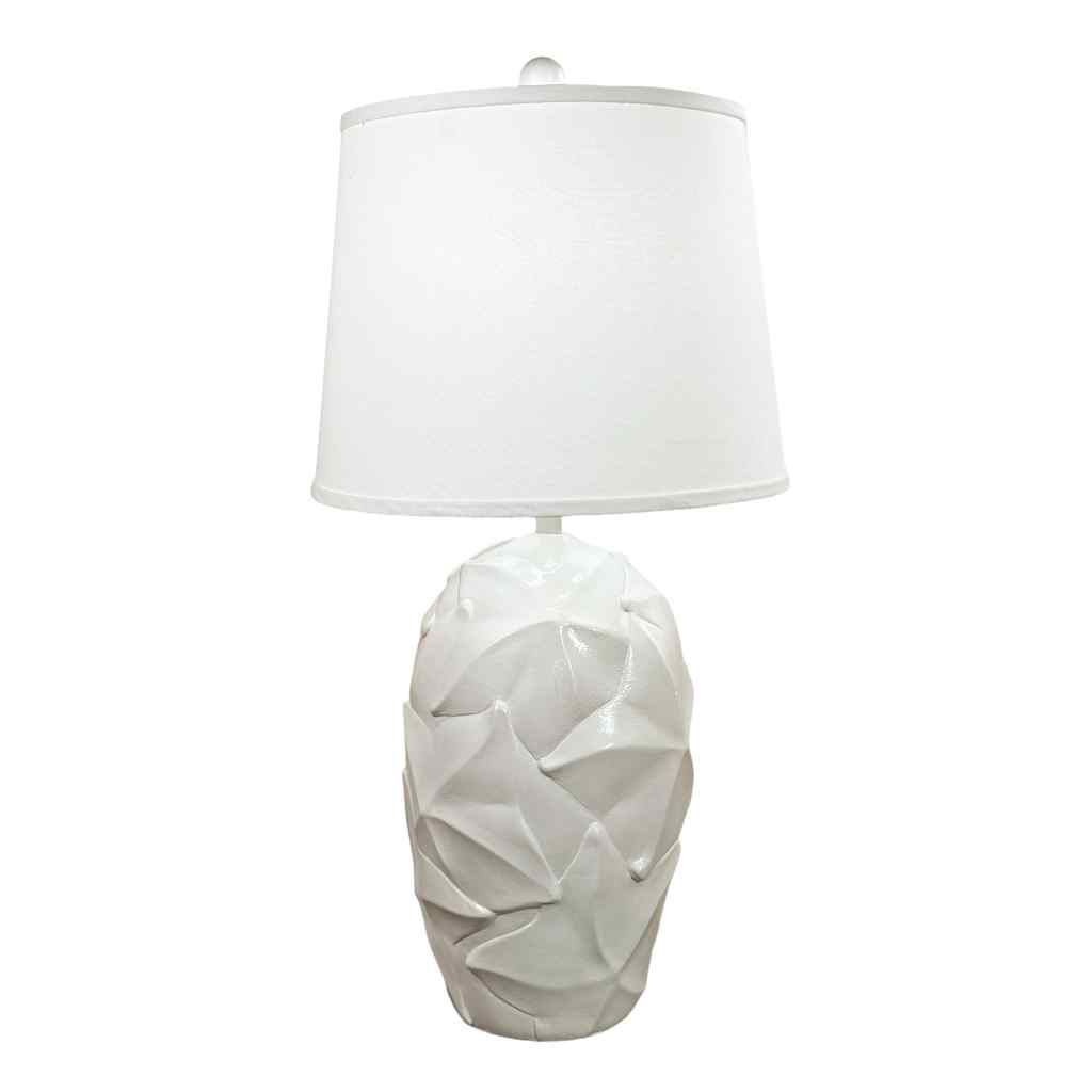 High Gloss Ivory Starfish Table Lamp High Gloss Ivory