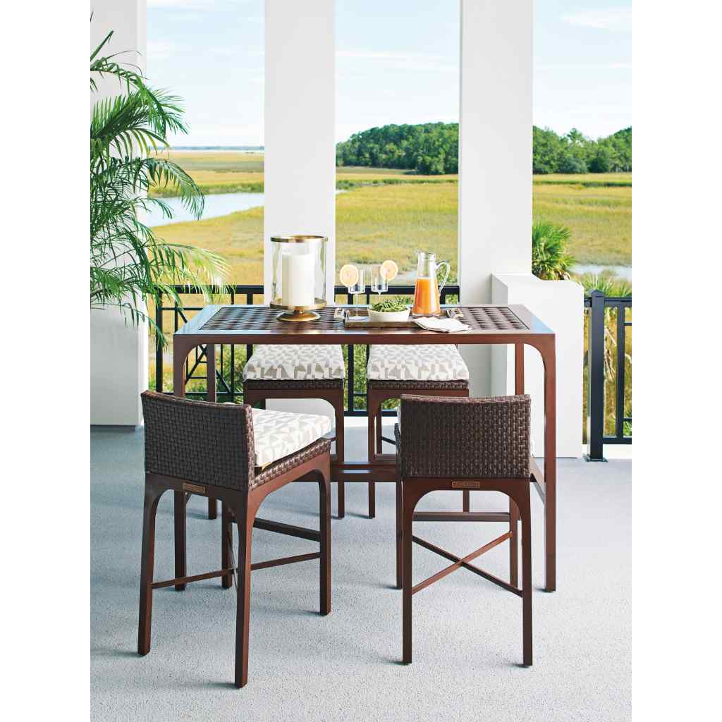 High-Low Bistro Table - Abaco Brown