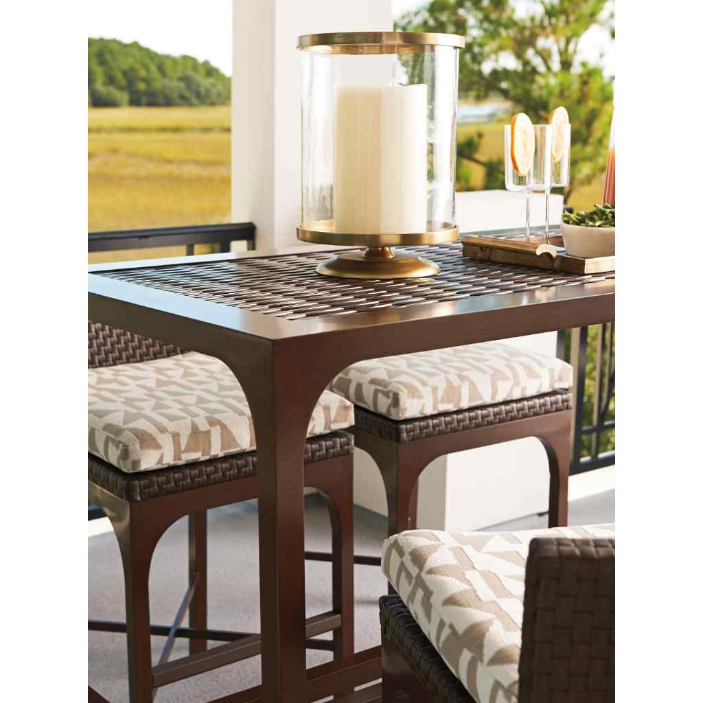 High-Low Bistro Table - Abaco Brown