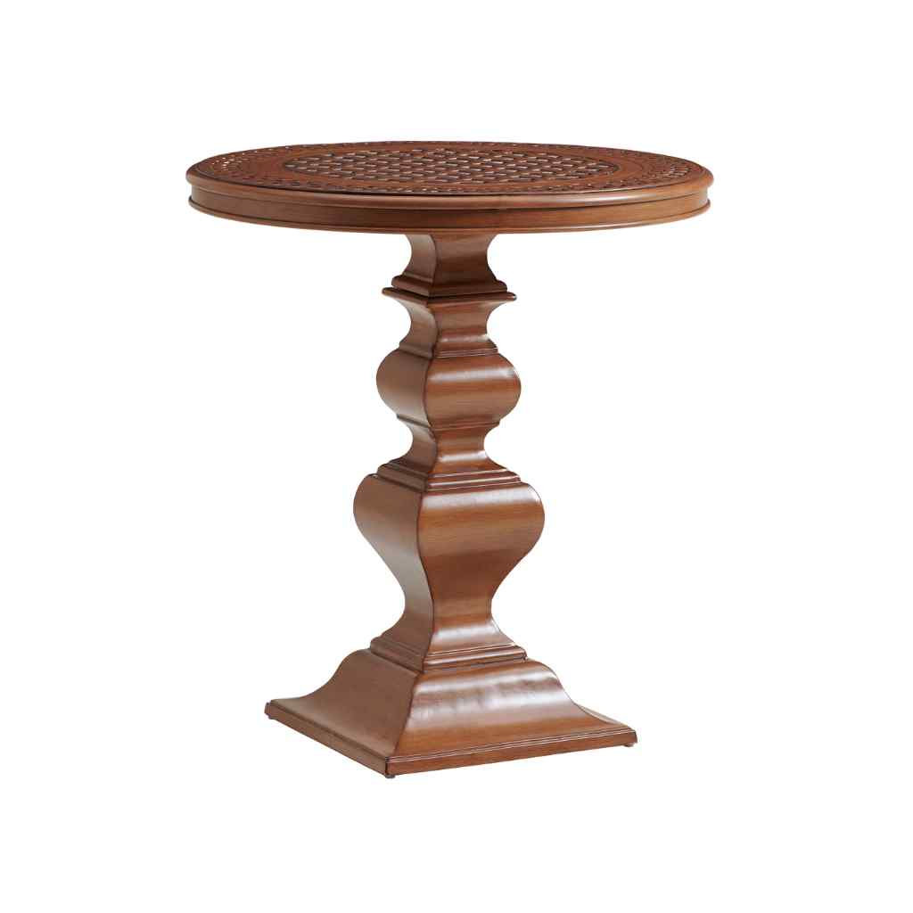 High-Low Bistro Table - Harbor Isle Brown