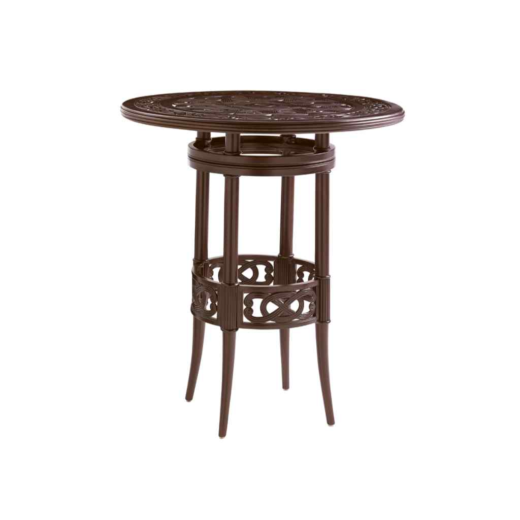 High-Low Bistro Table - Royal Kahala Black Sands Brown