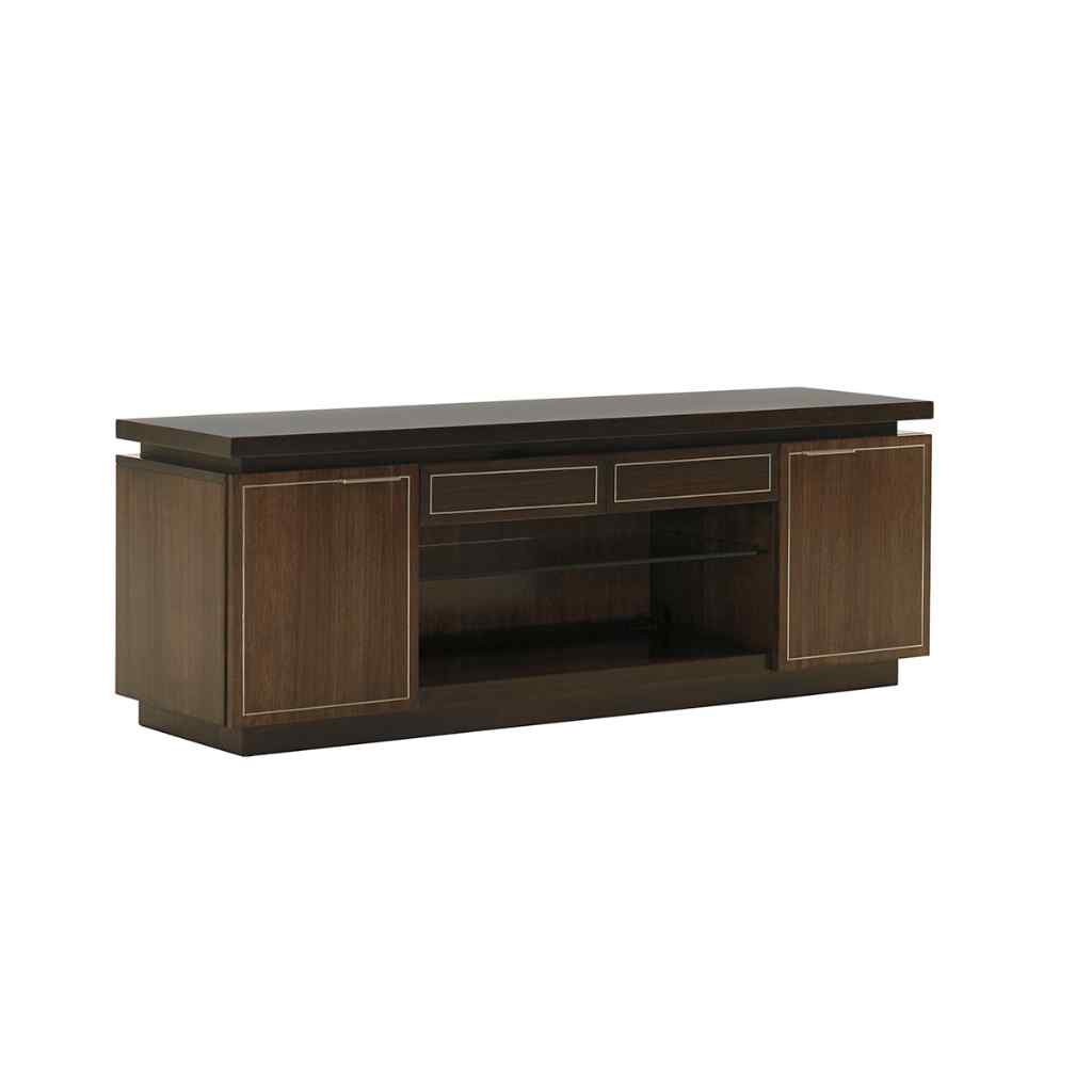 Highview Media Console Brown