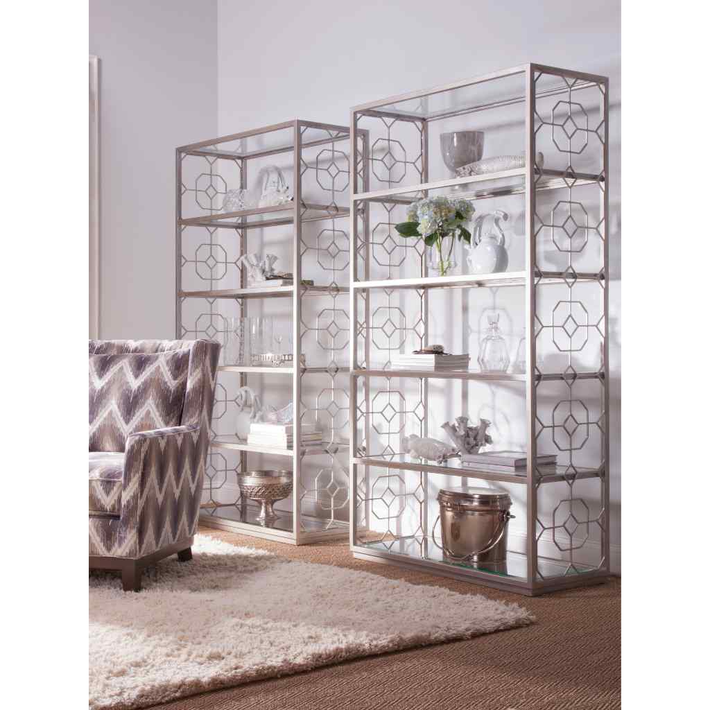 Honeycomb Etagere - Metal Designs Silver Leaf