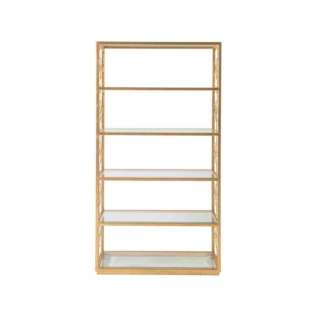 Honeycomb Etagere - Metal Designs Gold