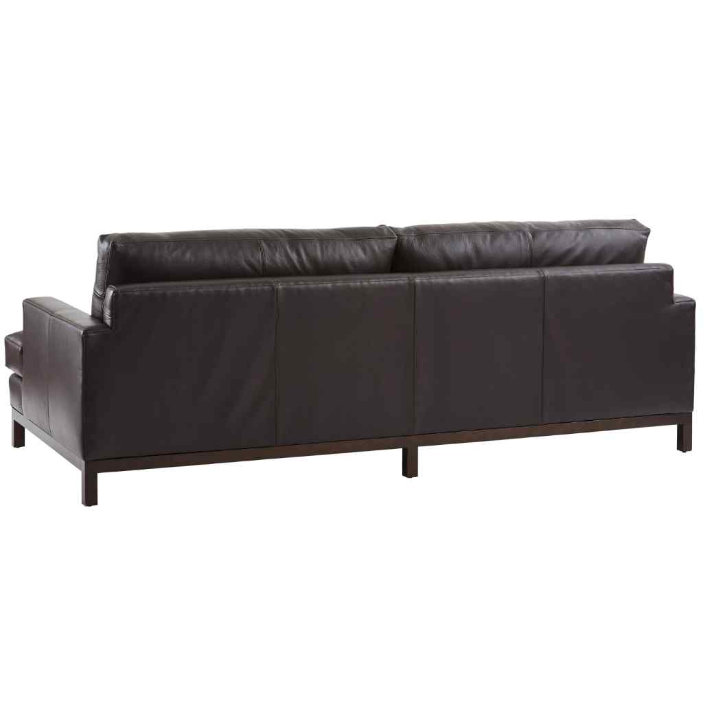 Horizon Leather Sofa - Barclay Butera Upholstery Brown