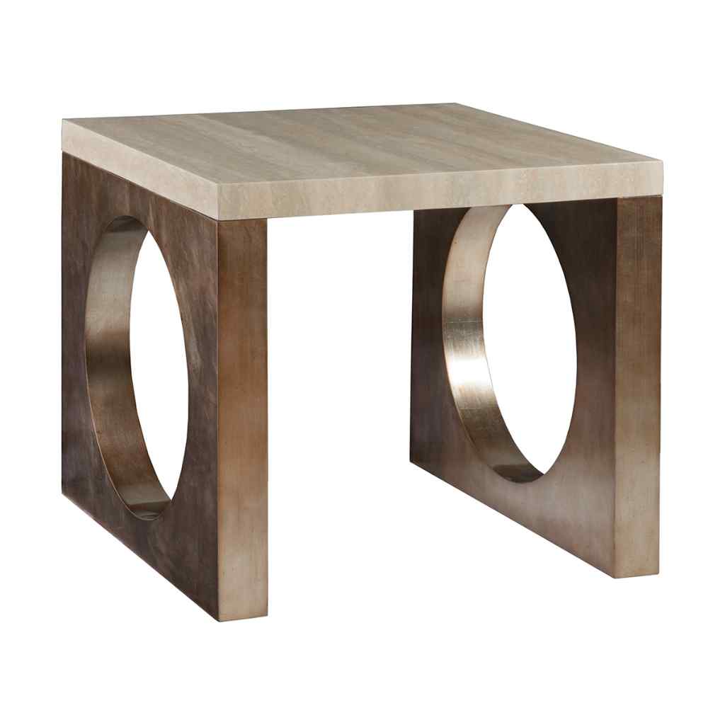 Impresario Square End Table Brown