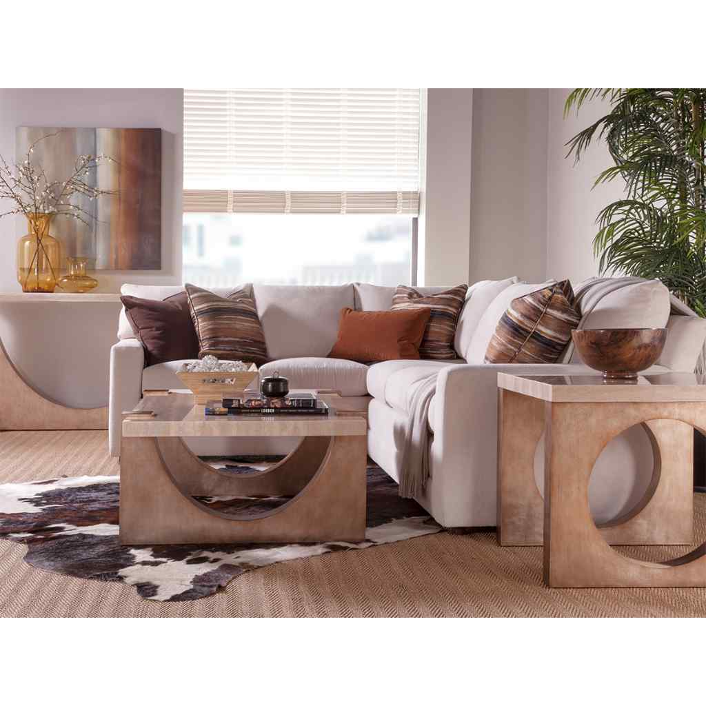 Impresario Square End Table Brown