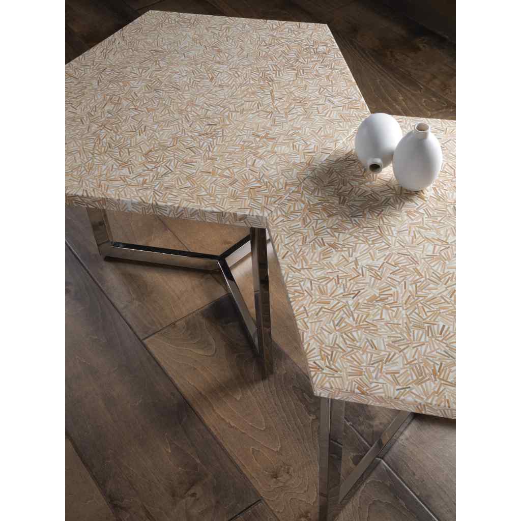 Inamorata Hexagonal Cluster Bunching Table Brown