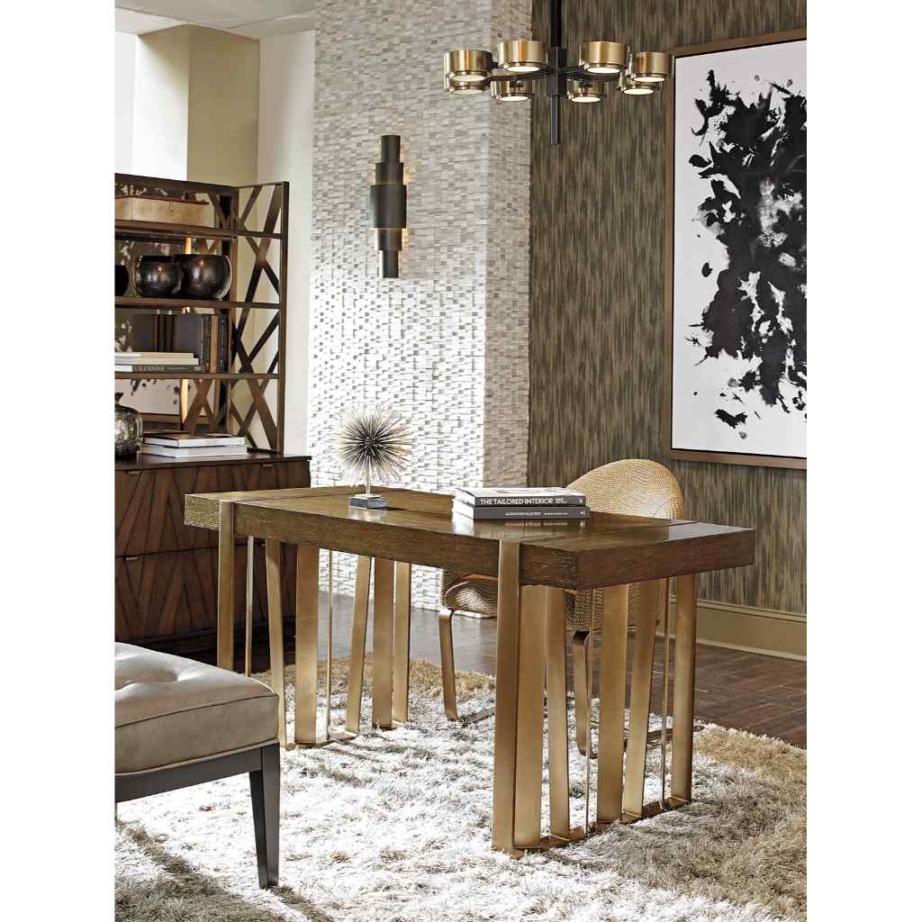 Intersect Writing Desk Brown