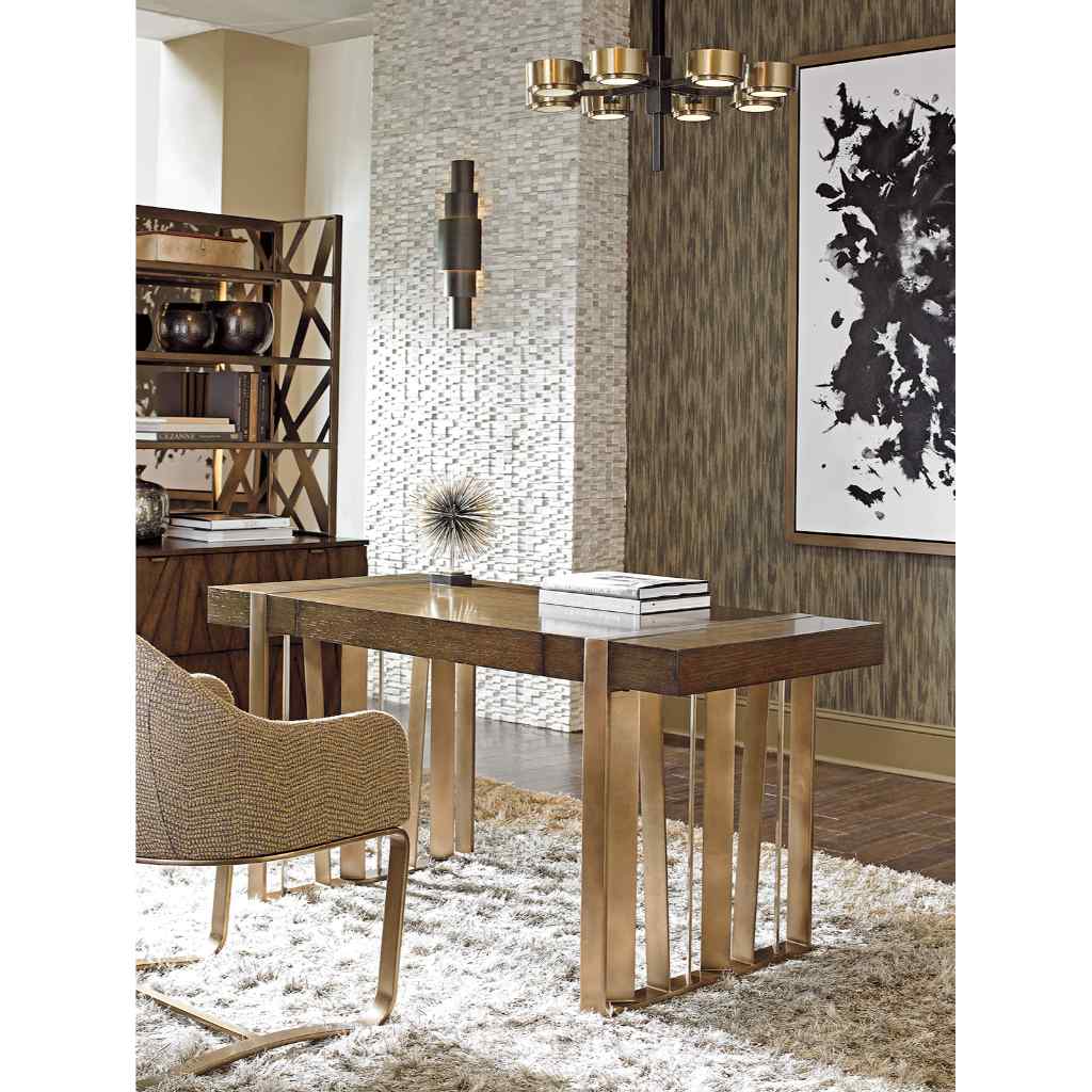 Intersect Writing Desk Brown