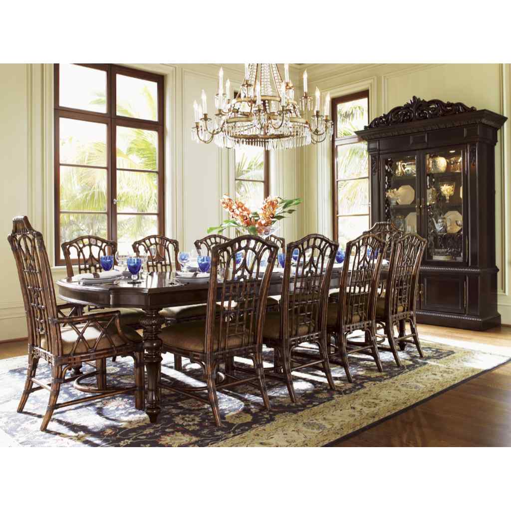 Islands Edge Dining Table Brown