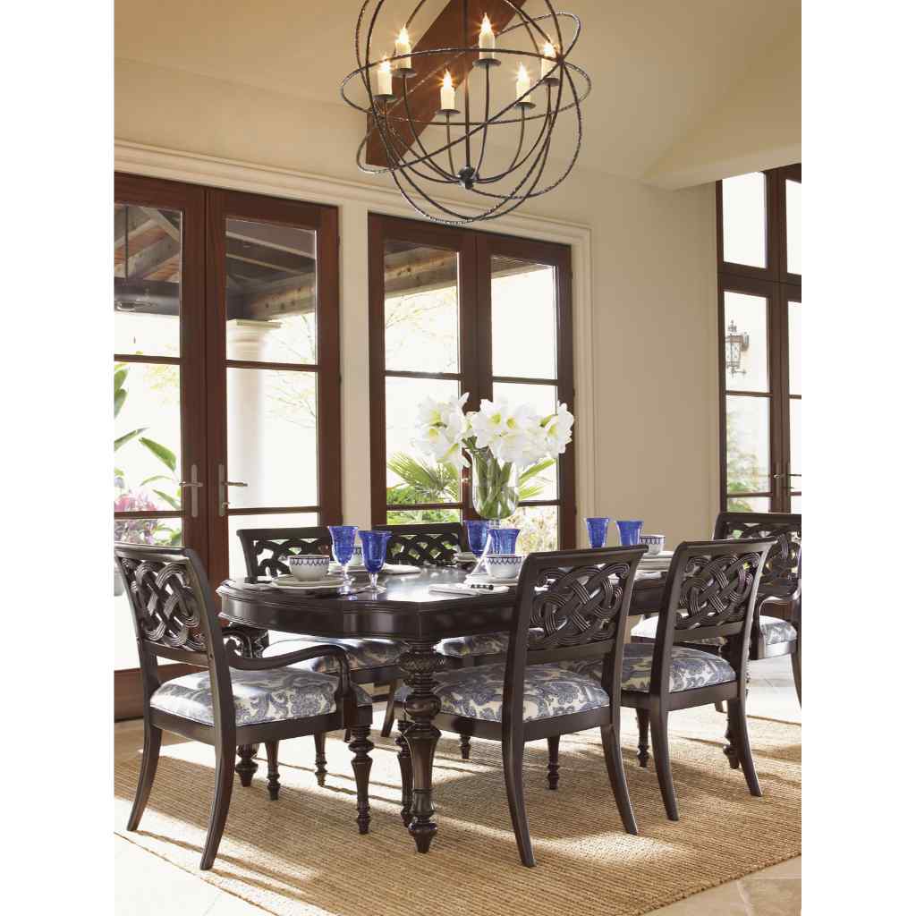 Islands Edge Dining Table Brown