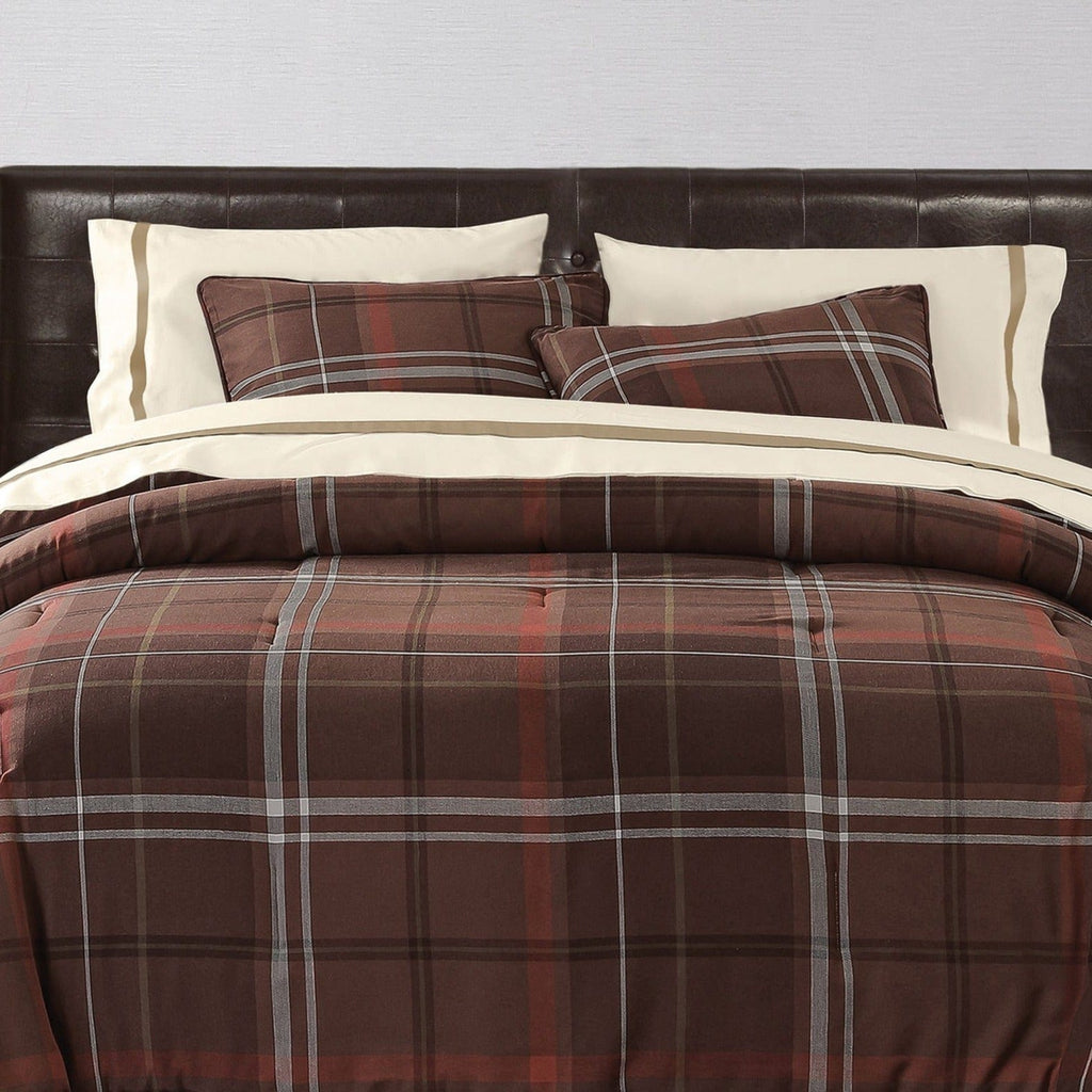 Jackson Plaid Comforter Set from HiEnd Accents