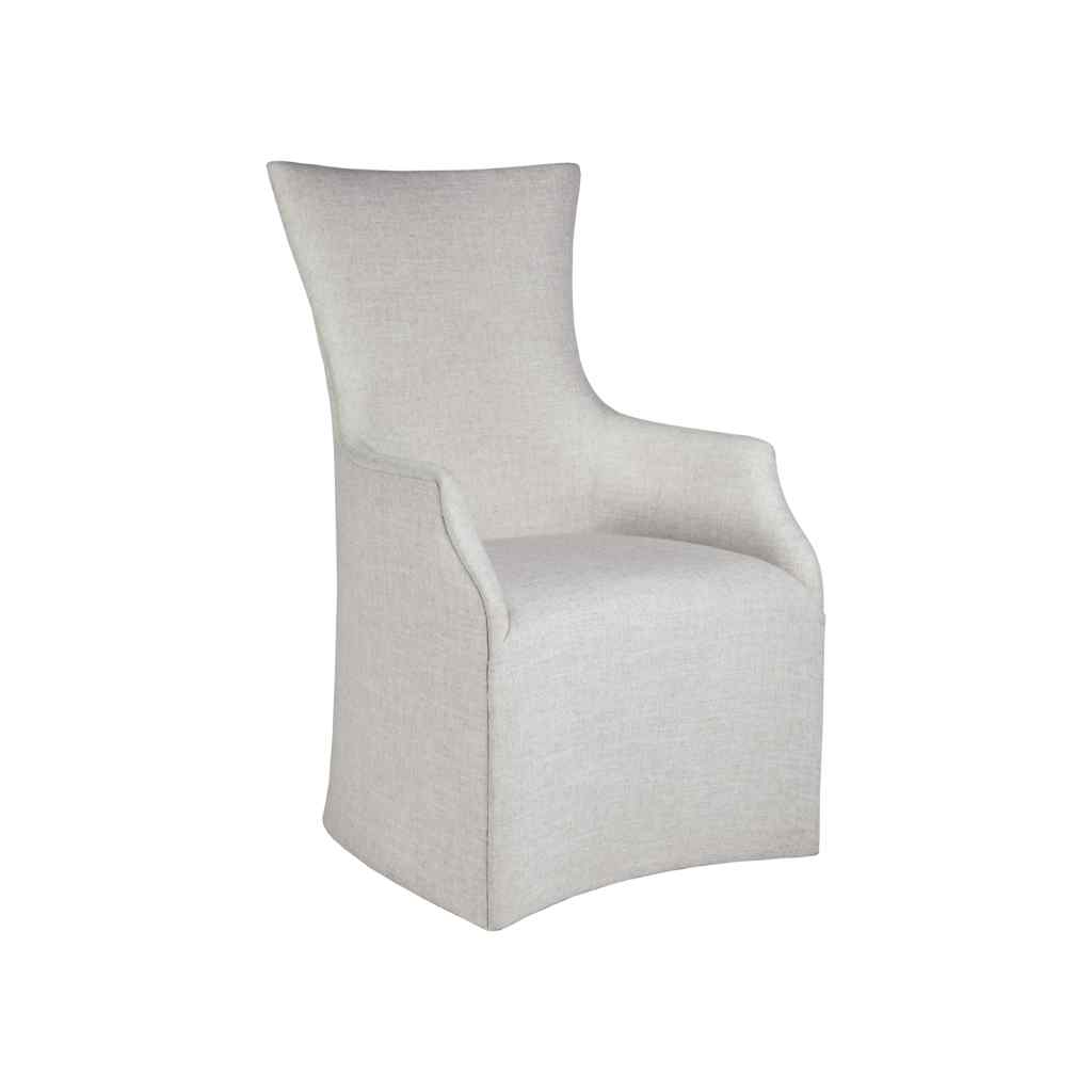 Juliet Arm Chair With Casters Brown