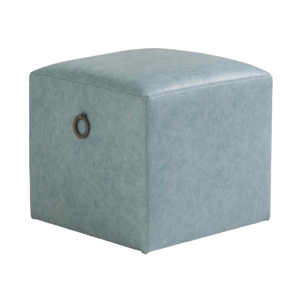 Jupiter Leather Ottoman Brown