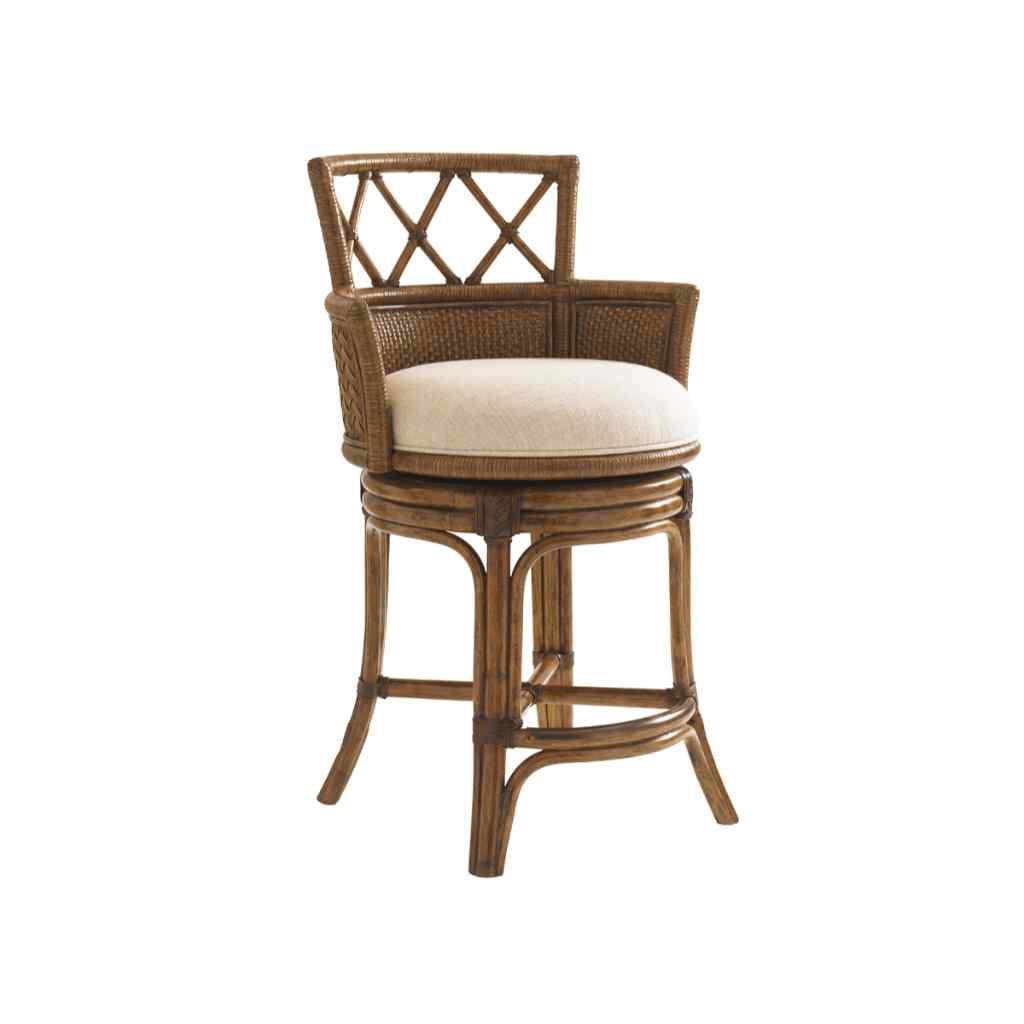 Kamala Bay Swivel Counter Stool Brown