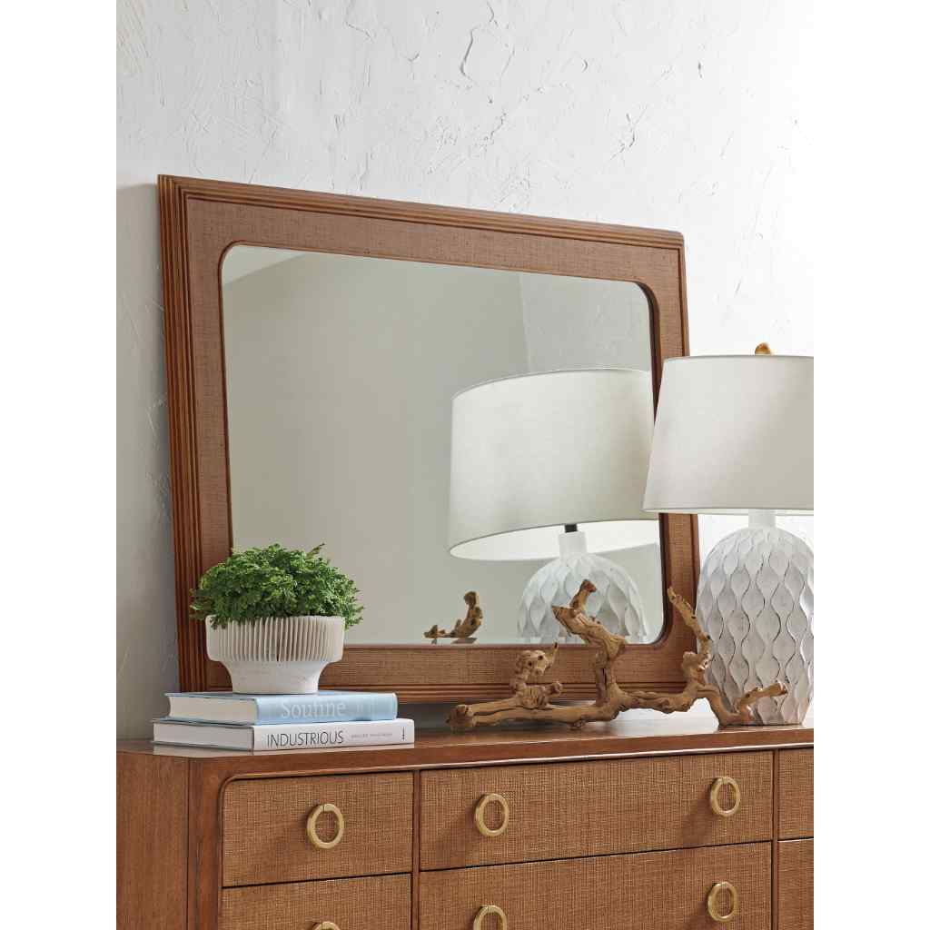 Keaton Rectangular Mirror Brown