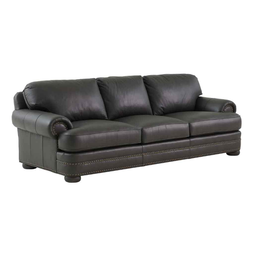 Kensington Leather Sofa Brown