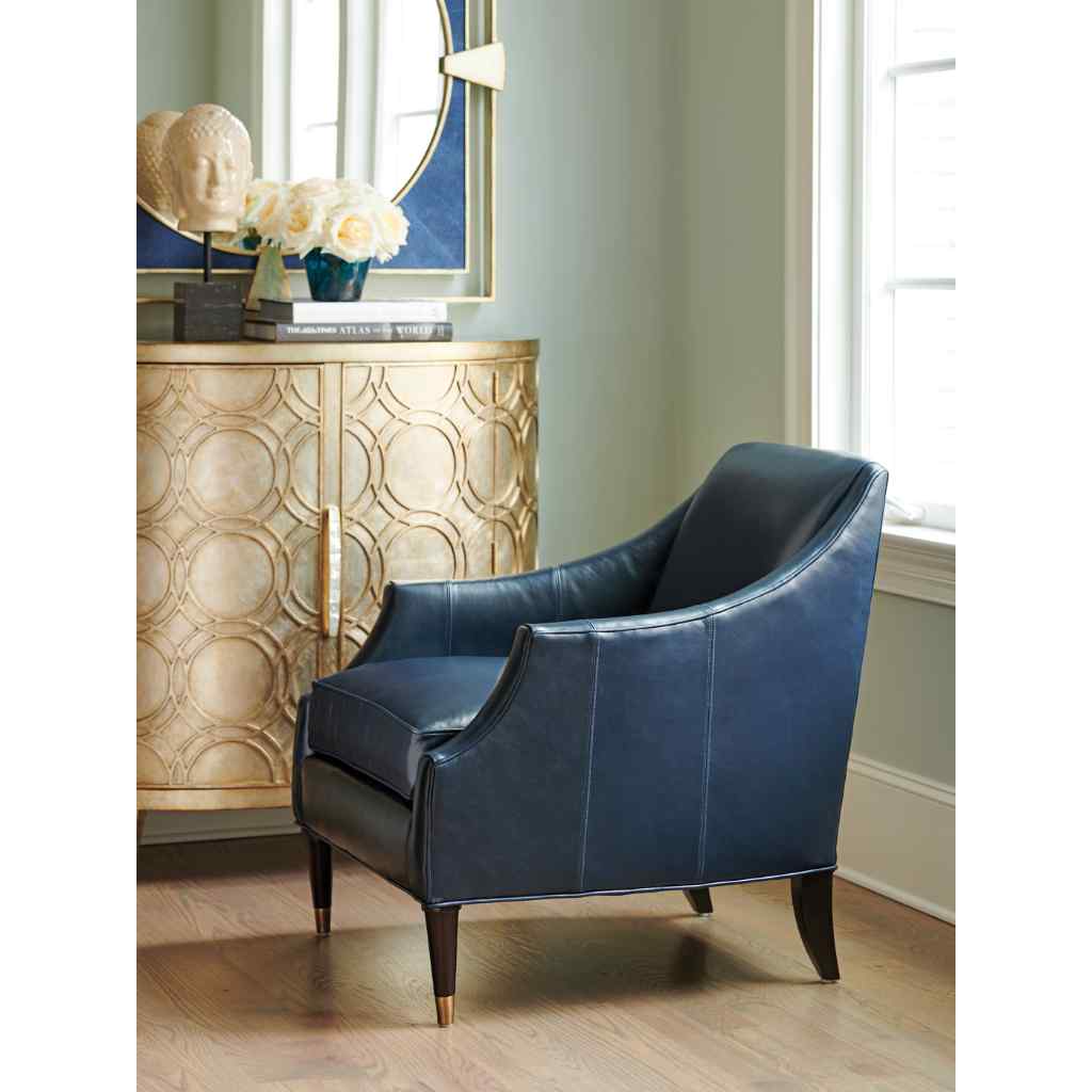 Kerney Leather Chair Brown