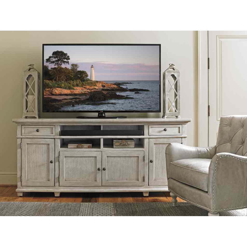 Kings Point Large Media Console Oyster