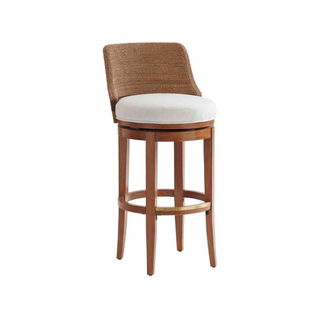 Kipton Swivel Bar Stool - Palm Desert Brown