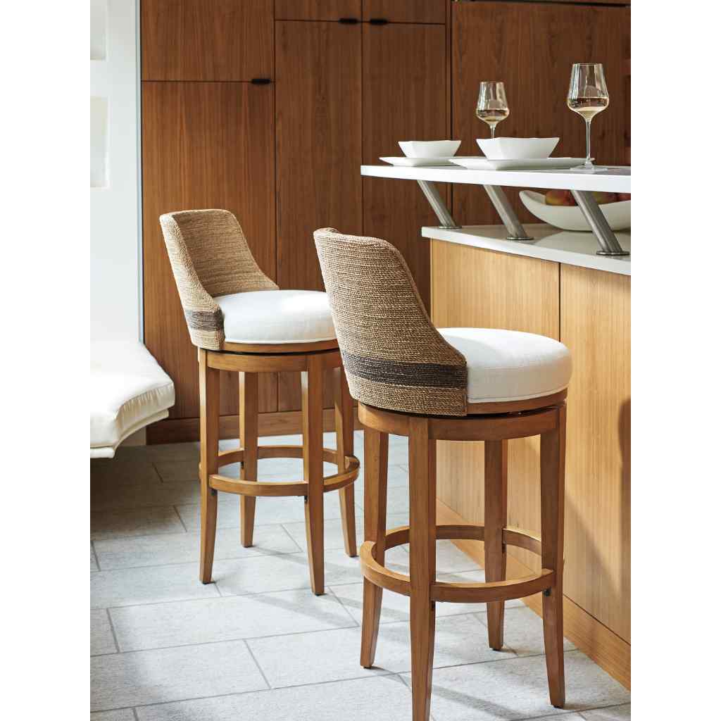 Kipton Swivel Bar Stool - Palm Desert Brown