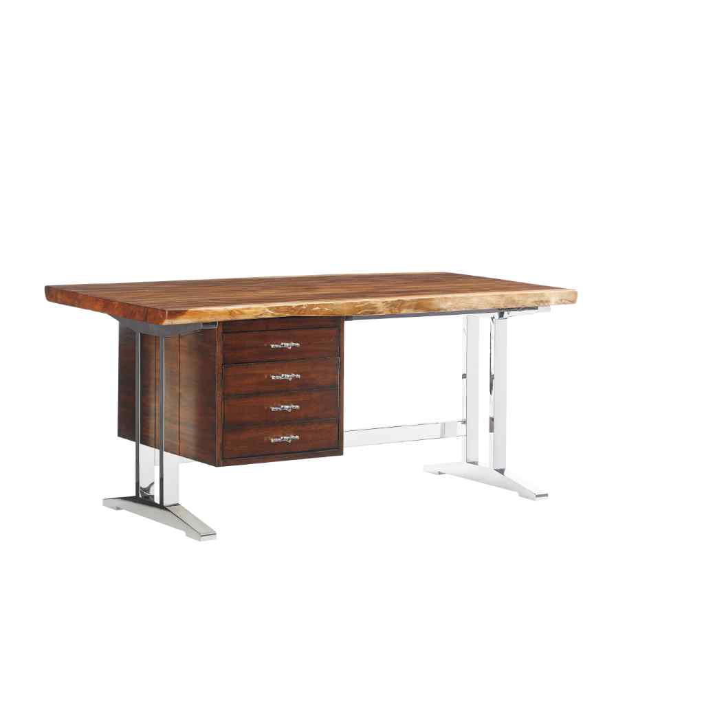 La Costa Live Edge Writing Desk Brown