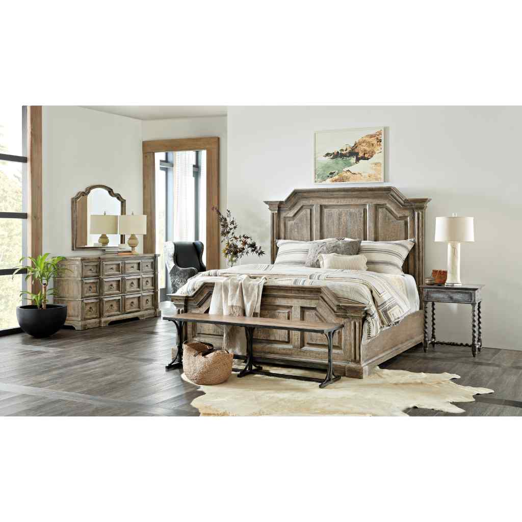 La Grange Von Rosenberg Bed Bench Medium Brown