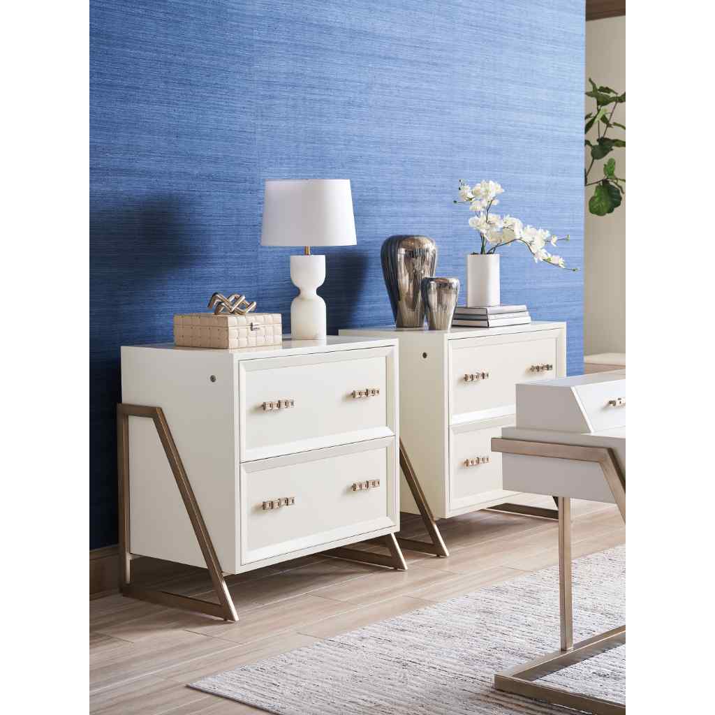 Langley File Chest Brown