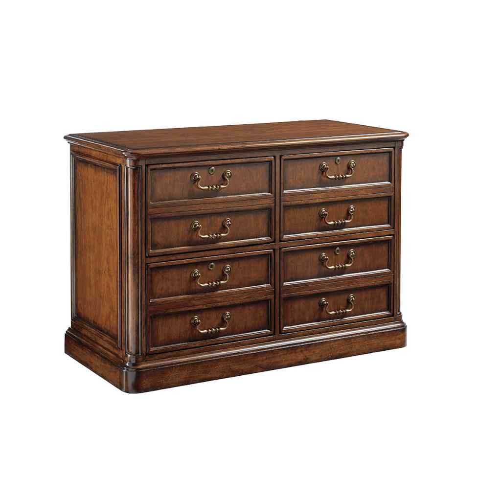 Lanier File Chest Aged Bronze