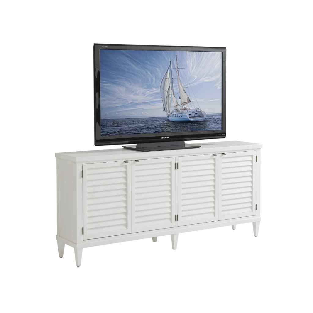 Lantern Bay Media Console Brown