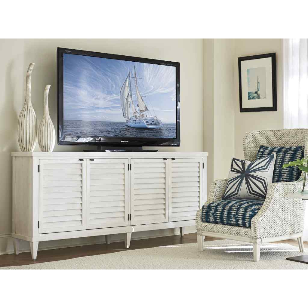 Lantern Bay Media Console Brown