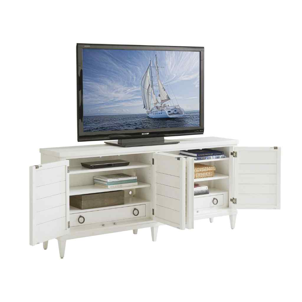 Lantern Bay Media Console Brown