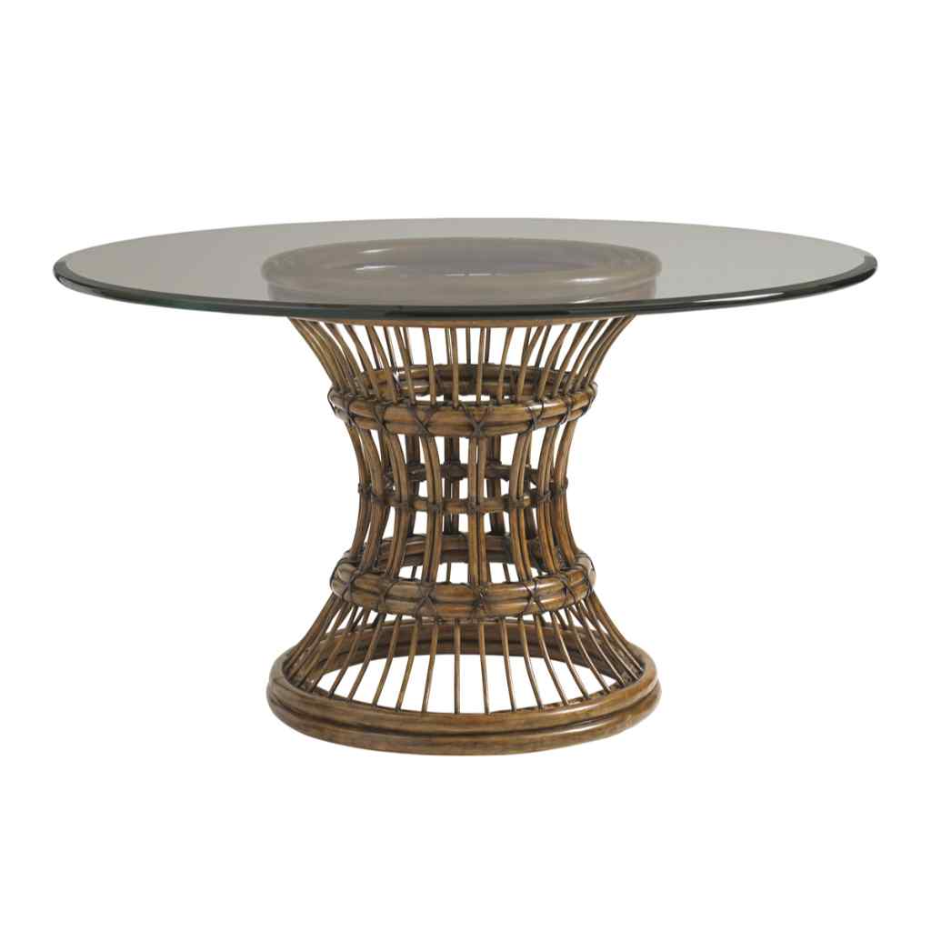 Buy Latitude Dining Table With 54 Inch Glass Top Great Furniture