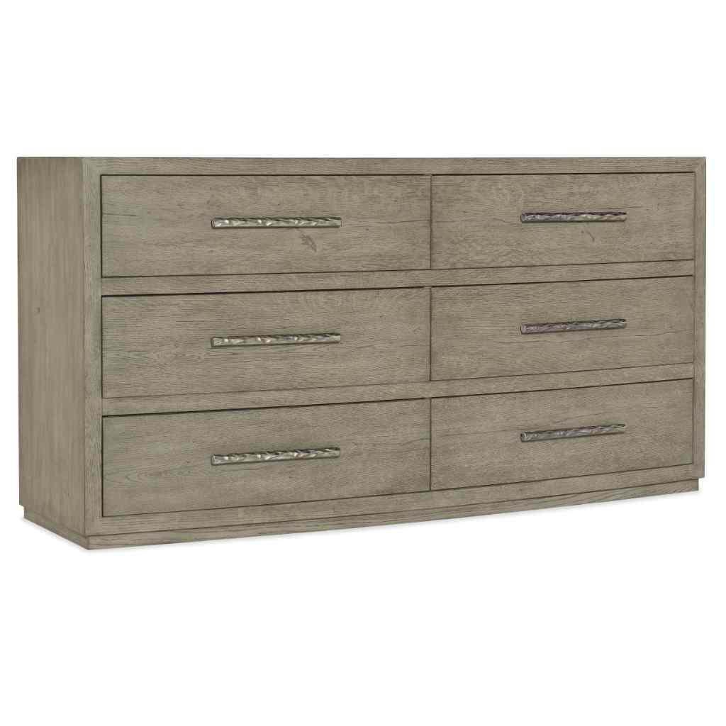 Linville Falls Chimney Gap Six Drawer Dresser Brown