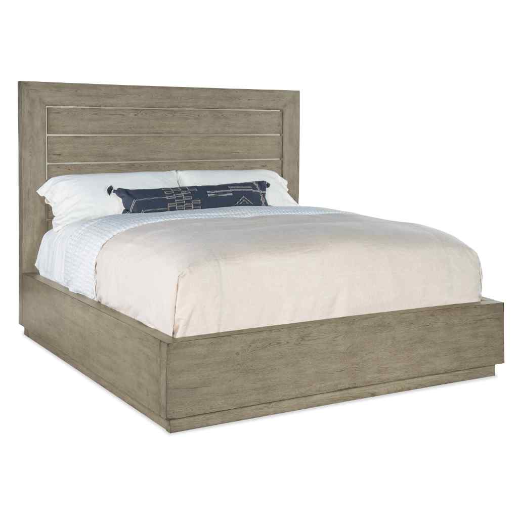 Linville Falls Mill Ridge King Panel Bed Brown