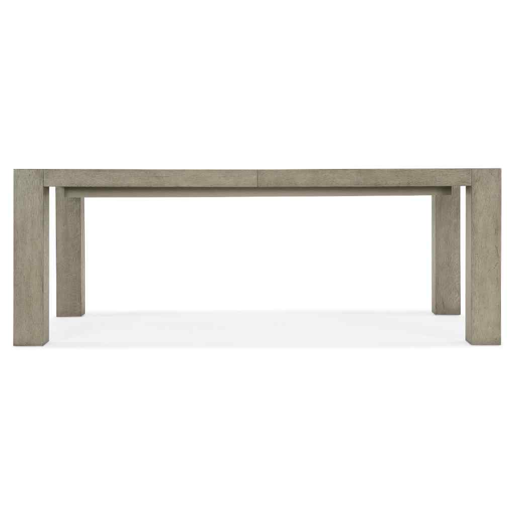 Linville Falls North Fork Rectangle Dining Table with 1-24in Leaf Gray