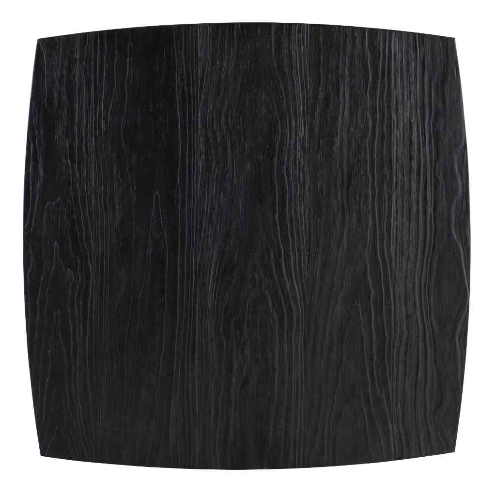 Linville Falls Shou Sugi Ban Square Cocktail Table Black