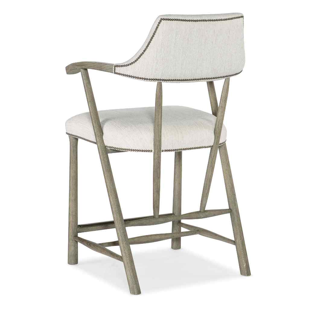 Linville Falls Stack Rock Counter Stool Beige