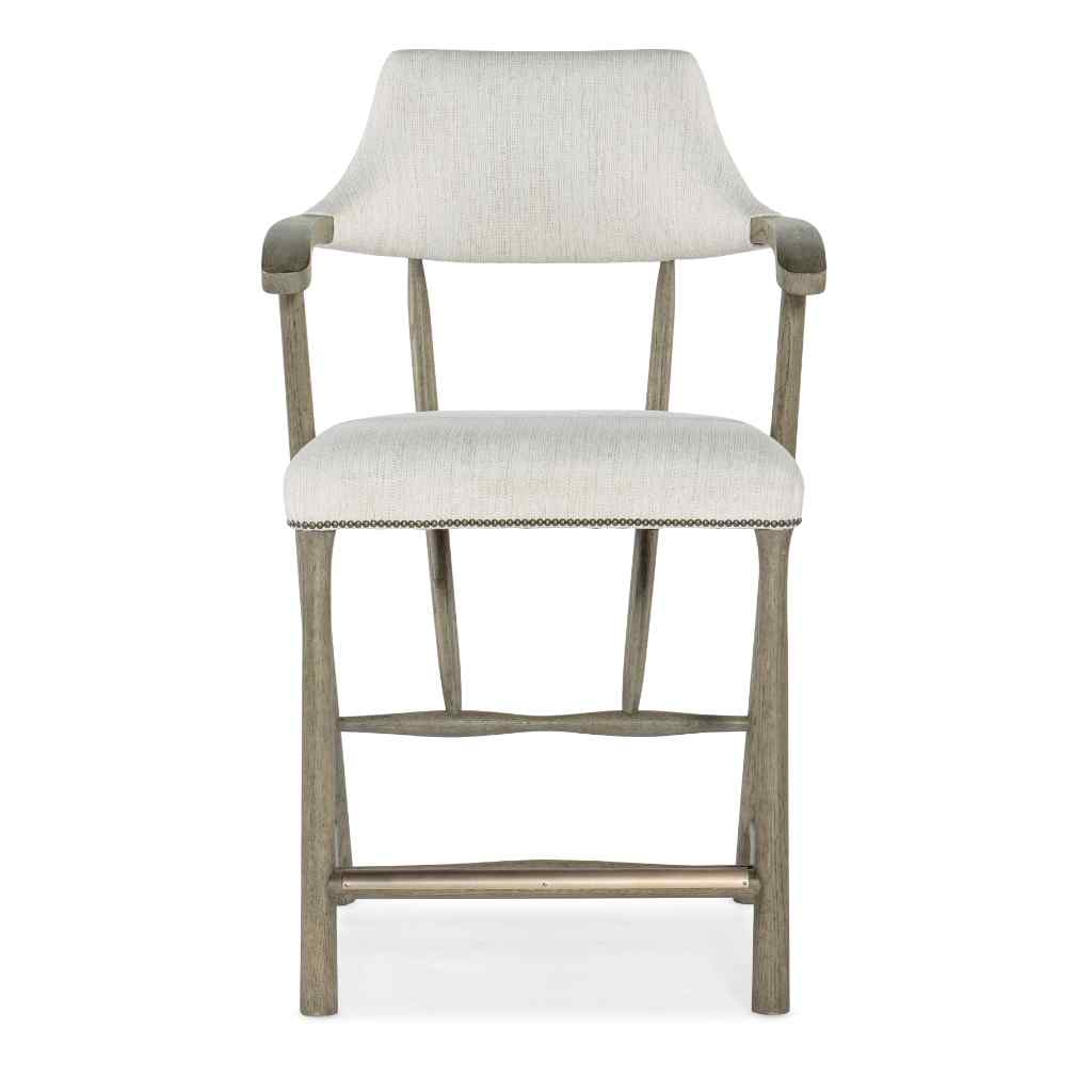 Linville Falls Stack Rock Counter Stool Beige