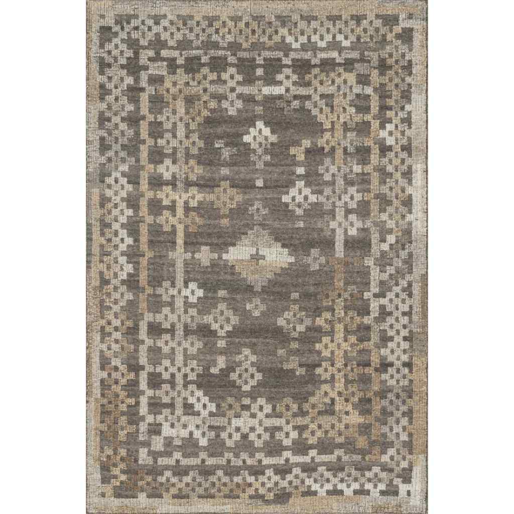 Loloi Akina Collection Charcoal / Taupe Rug AK-01 Charcoal / Taupe / 9'-3" x 13'