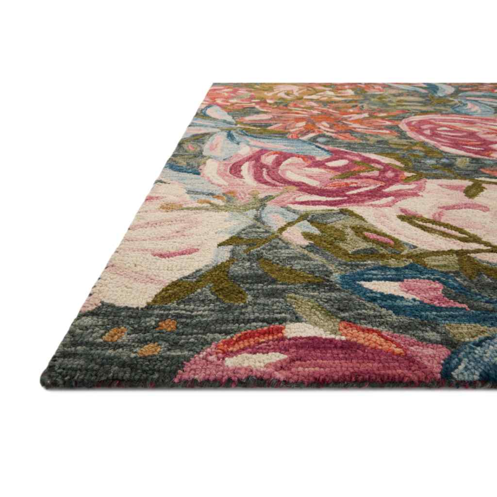 Loloi Belladonna Collection Lagoon / Multi Rug BLM-03 Lagoon / Multi / 18" x 18" Sample
