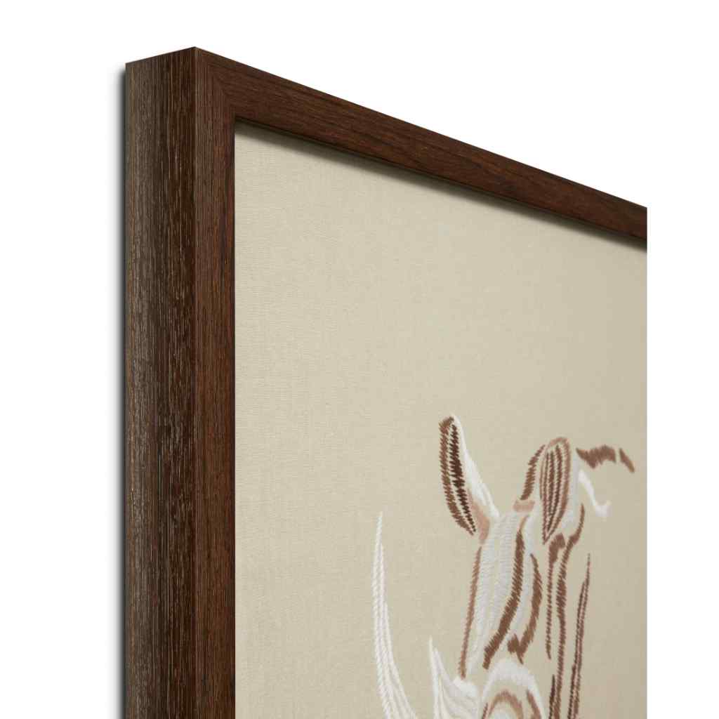 Loloi Black Rhino Collection Beige / Ivory Wall Art BLACX Beige / Ivory / 2' x 2' Wall Art