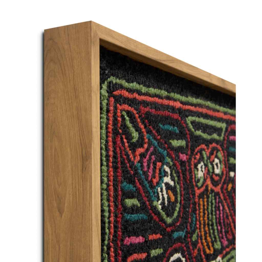 Loloi Buho Collection Multi / Black Wall Art BUHOX Multi / Black / 2'-2" x 1'-6" Wall Art