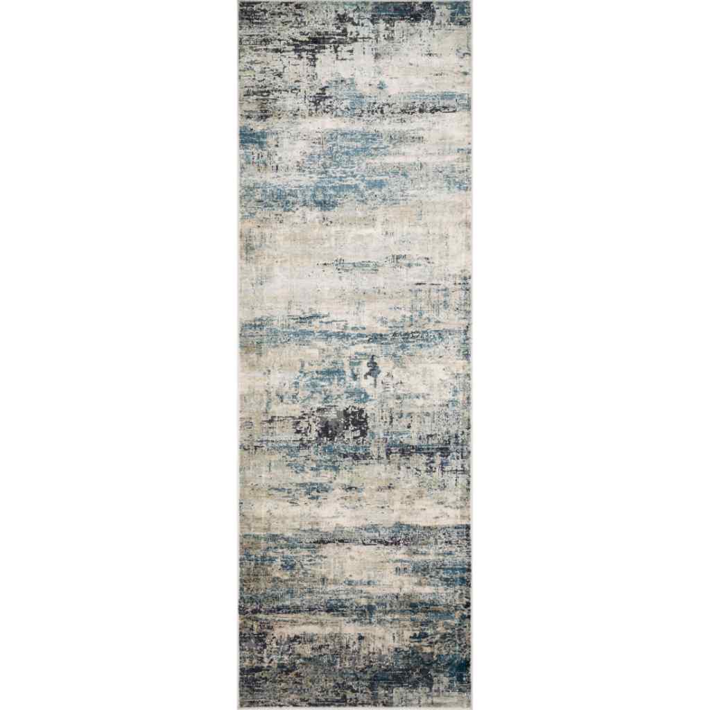 Loloi Cascade Collection Ocean / Grey Rug CAS-05 Ocean / Grey / 2'-7" x 10'-0"