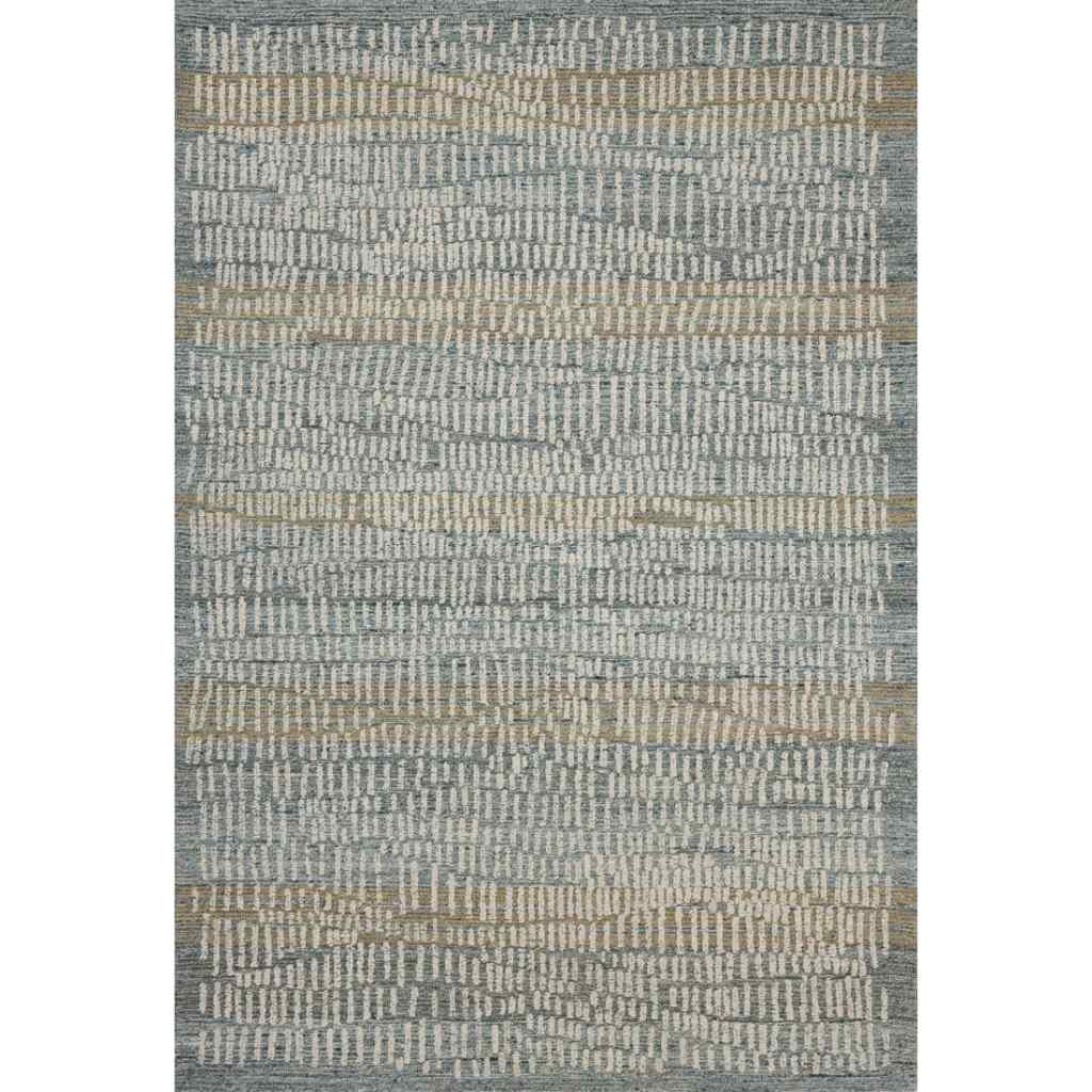 Loloi Elias Collection Ocean / Oatmeal Rug ELA-02 Ocean / Oatmeal / 8'-6" x 11'-6"