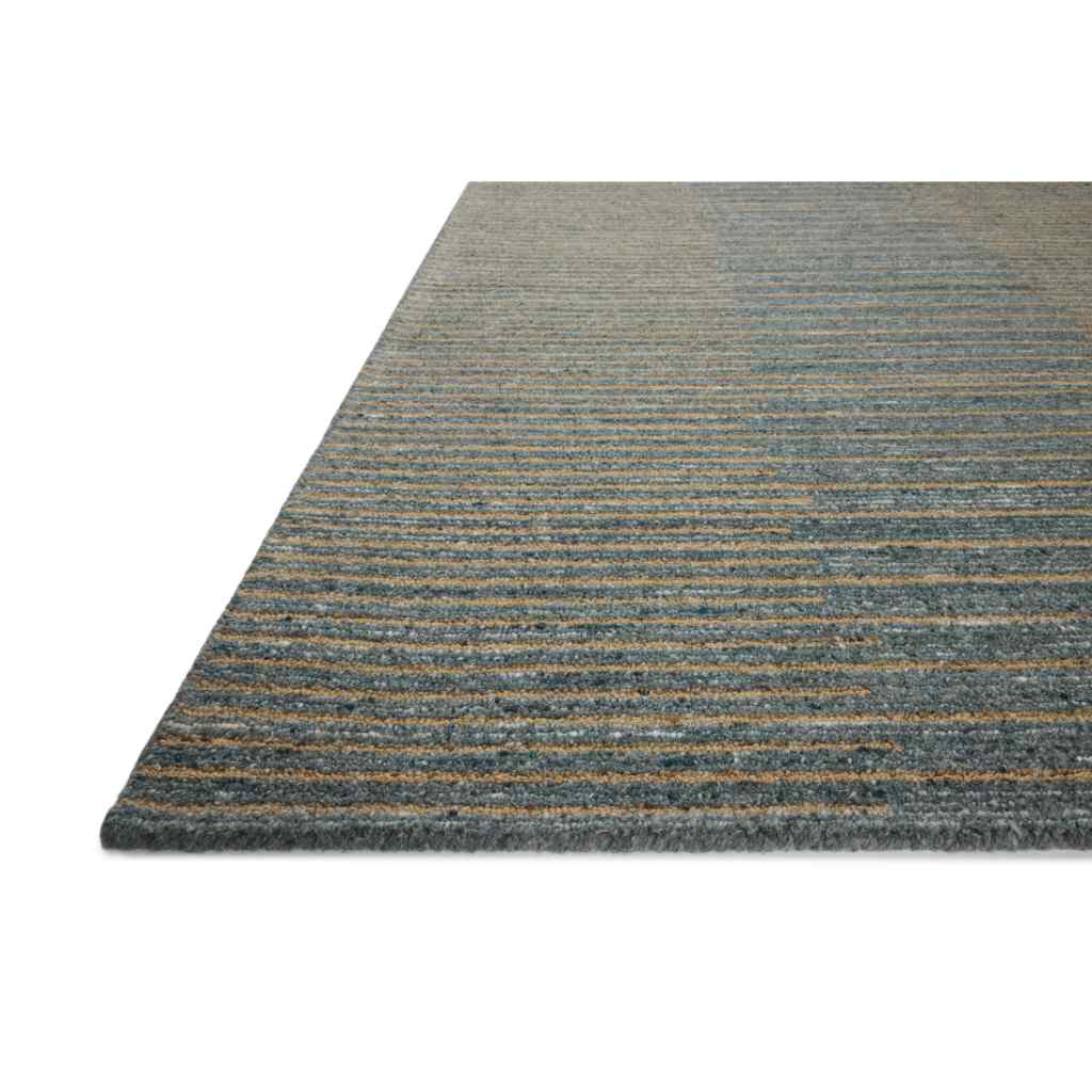 Loloi Elias Collection Slate / Natural Rug ELA-03 Slate / Natural / 18" x 18" Sample