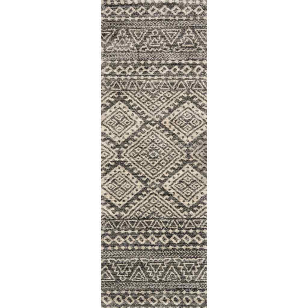 Loloi Emory Collection Graphite / Ivory Rug EB-08 Graphite / Ivory / 2'-5" x 7'-7"